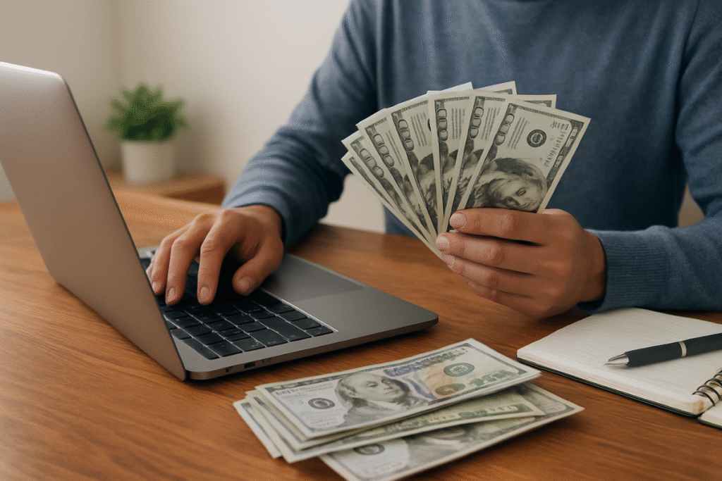 طرق الربح من المنزل